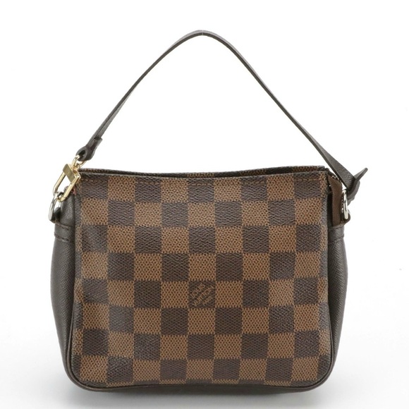 Louis Vuitton Handbags - Louis Vuitton Trousse Accessories Pochette in Damier Ebene Canvas